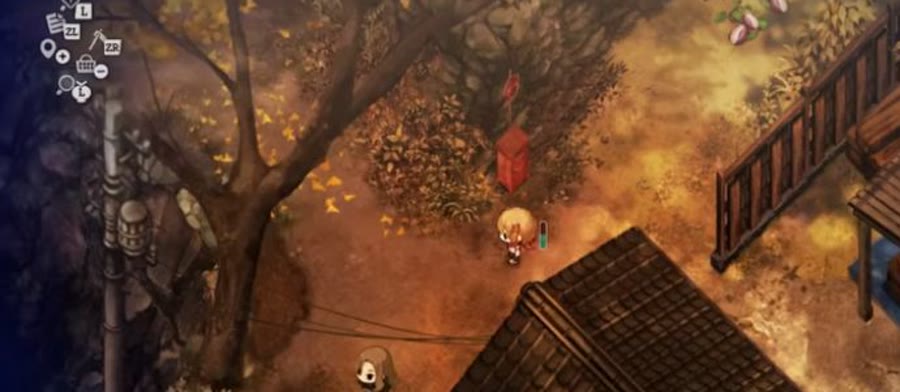 犬笛を使って牧場へ戻る実践例のゲーム画面