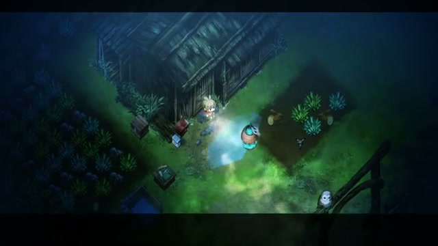 公式映像で怪異と遭遇する真夜中の場面