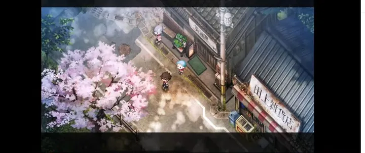 第1章 手順3「コマコの案内を最後まで聞く」のゲーム画面