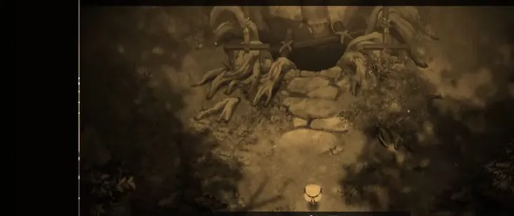 第4章 手順12「その場にいる住民の会話を終える」のゲーム画面
