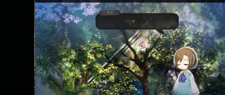 第5章 手順1「診療所から外へ出る」のゲーム画面
