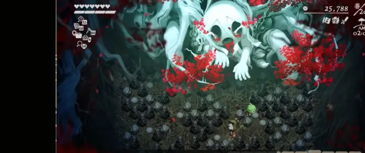 第5章 手順22「足元を照らしながら下へ進む」のゲーム画面