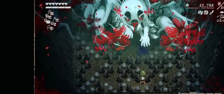 第5章 手順23「赤い花が見える場所へ進む」のゲーム画面