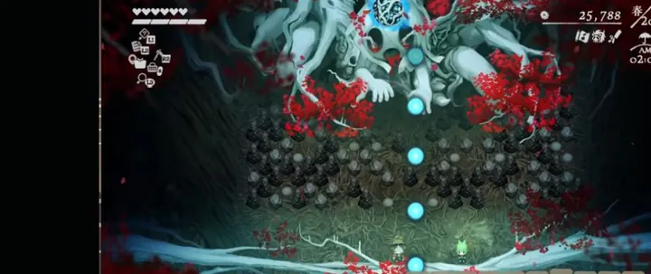 第5章 手順24「進路を塞ぐ黒い障害物を探す」のゲーム画面