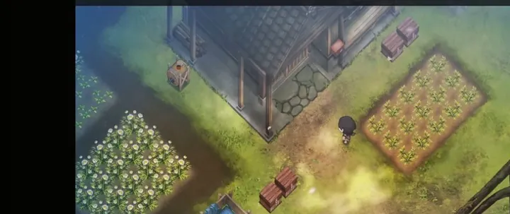 第6章 手順12「クリア後の庭へ戻る」のゲーム画面